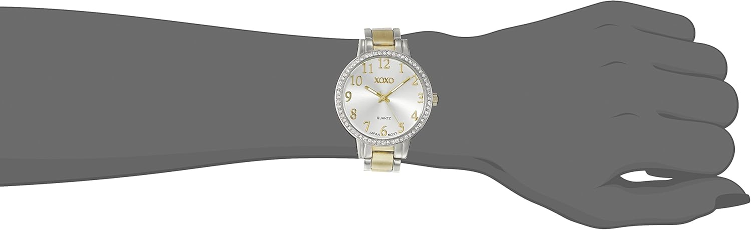 XOXO Women's XO5847 Analog Display Analog Quartz Two Tone Watch