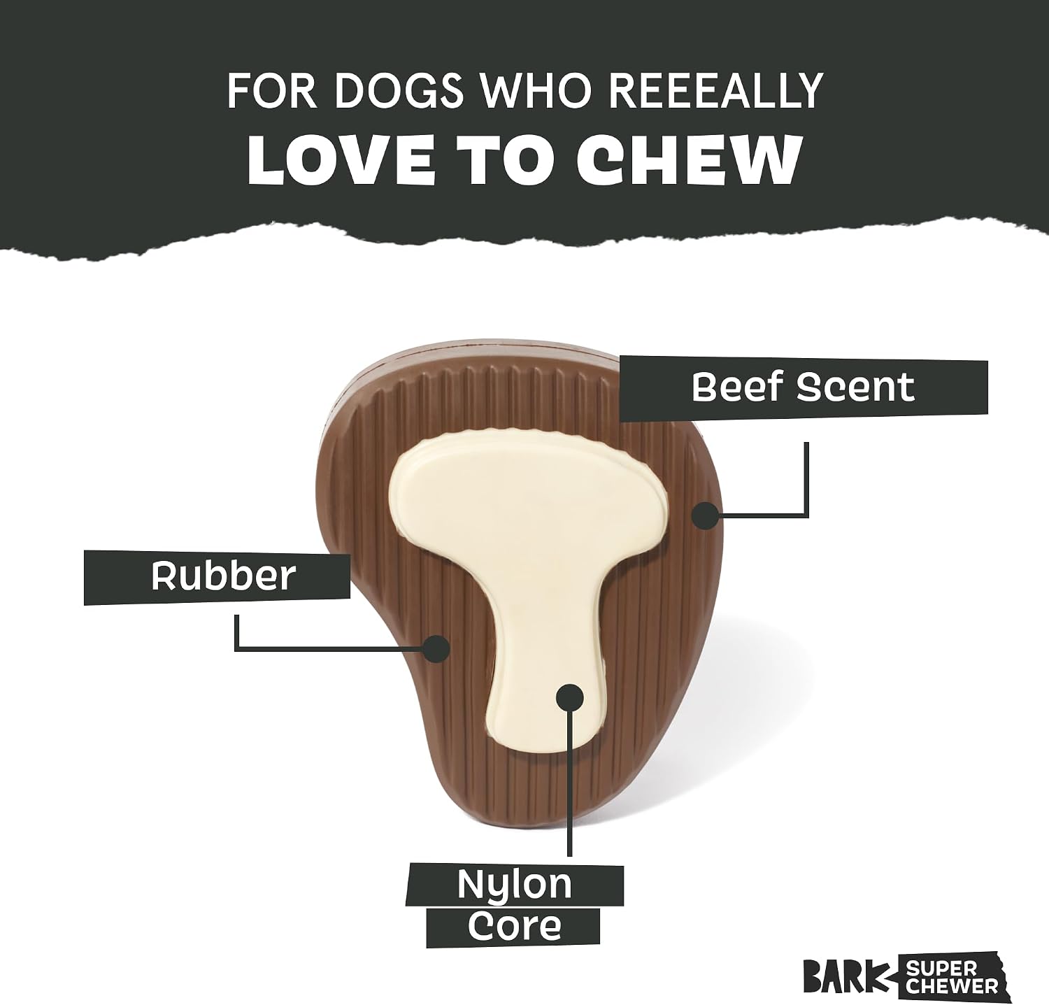 BarkBox Turkey Super Chewer - Toy for Large Dogs