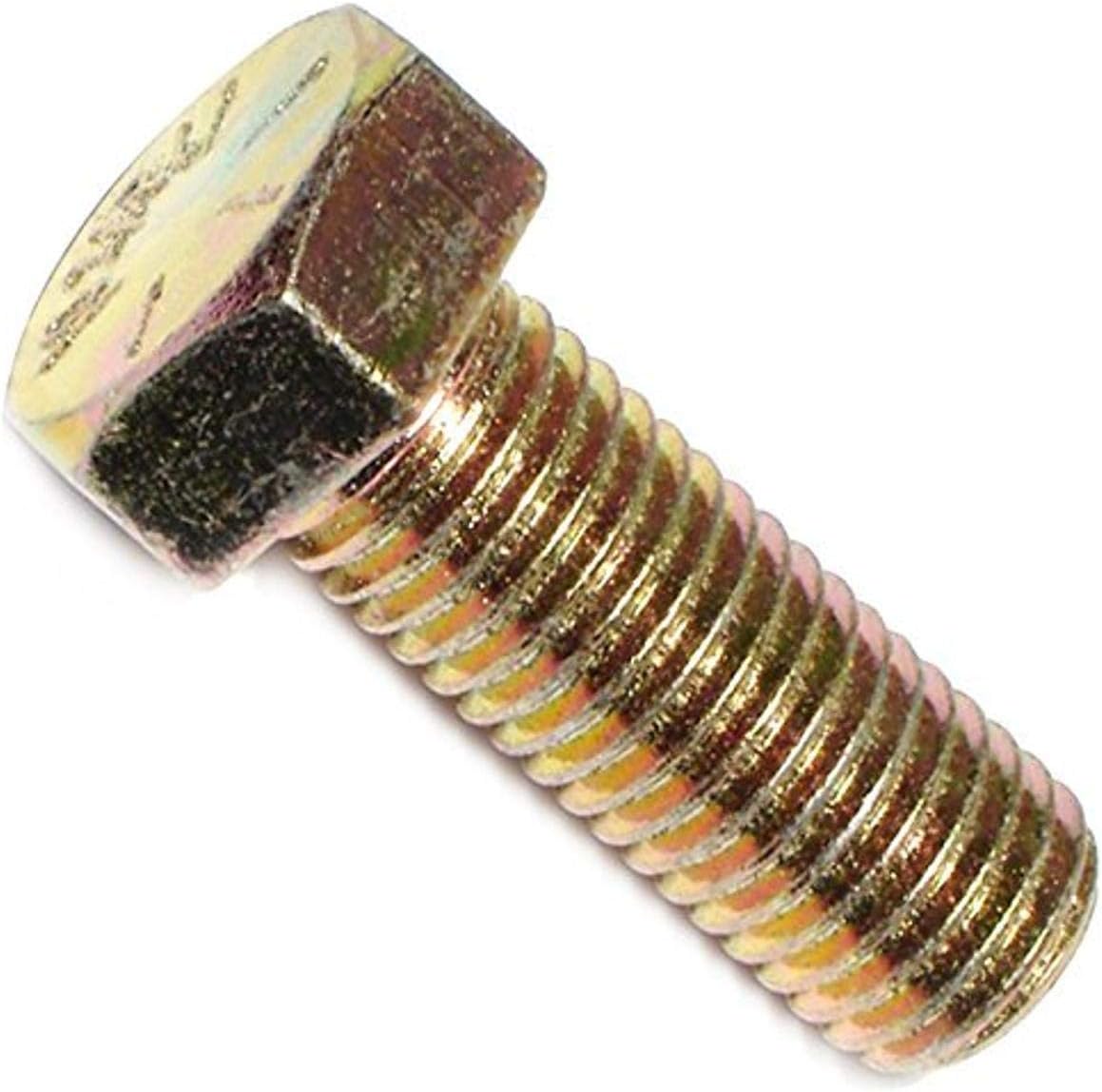 Hard-To-Find Fastener Grade 8 Hex Cap Coarse Large Bolts, Bulk Pack, Steel Hex Bolts for Construction, Home Improvement, 3/4-10 x 2, Pack of 10