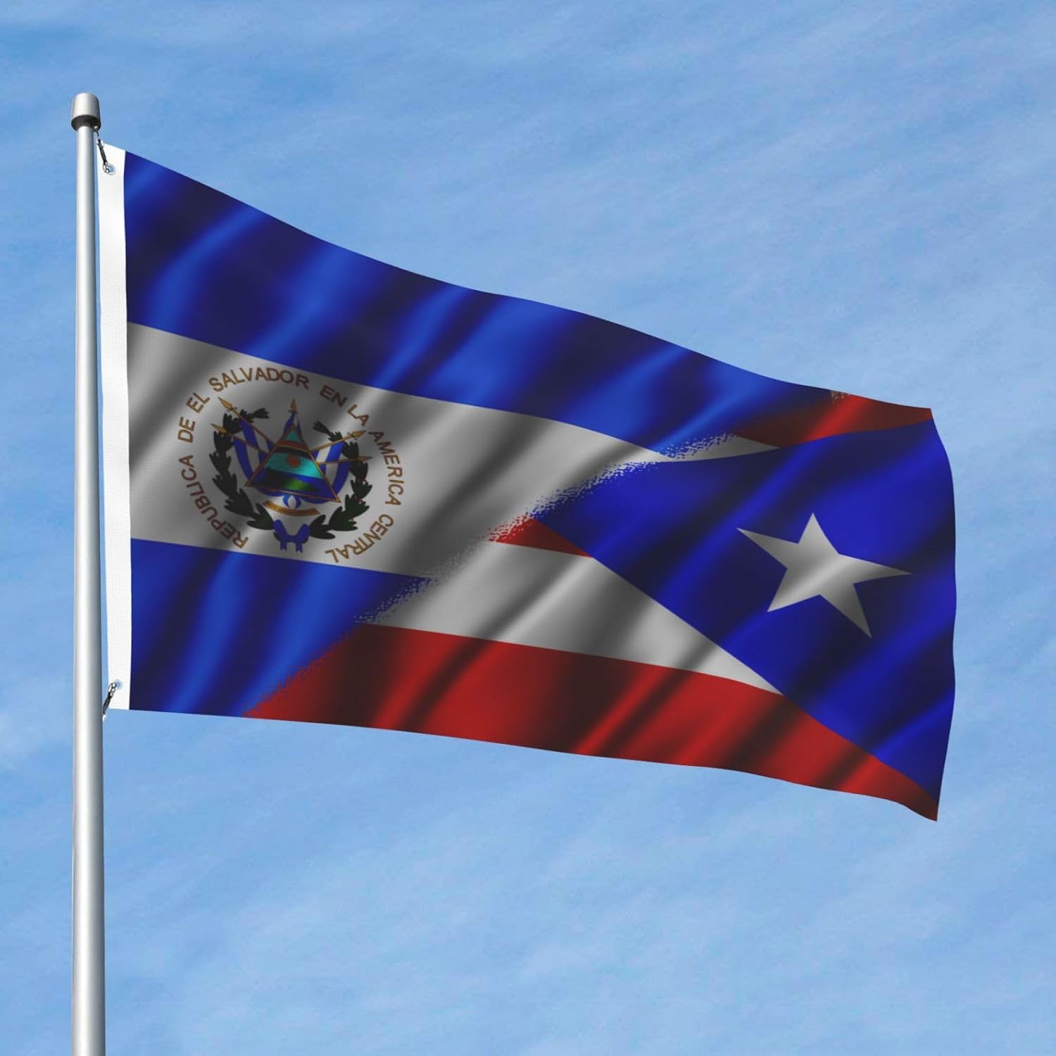 Nicaraguan Nicaragua And American Usa Flag 2x3 Ft Flags Double-Sided Printing Outdoor Indoor Decoration Country Flag 2x3 Foot Polyester Banner