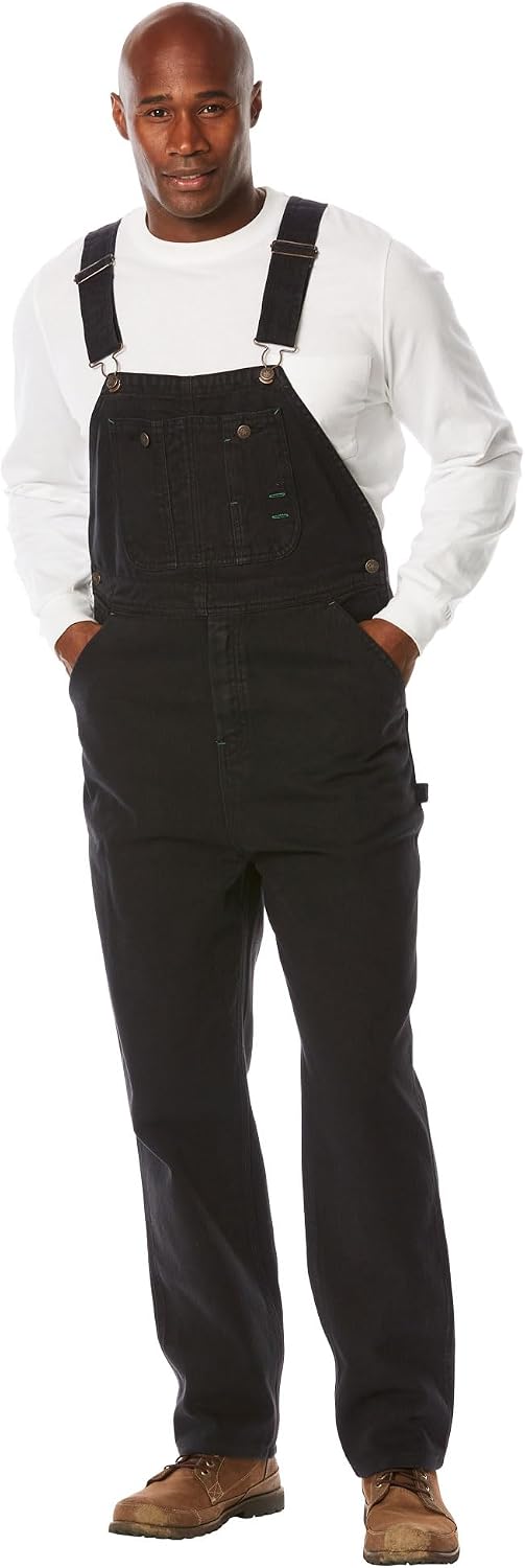 by KingSize Men's Big & Tall Denim Overalls
