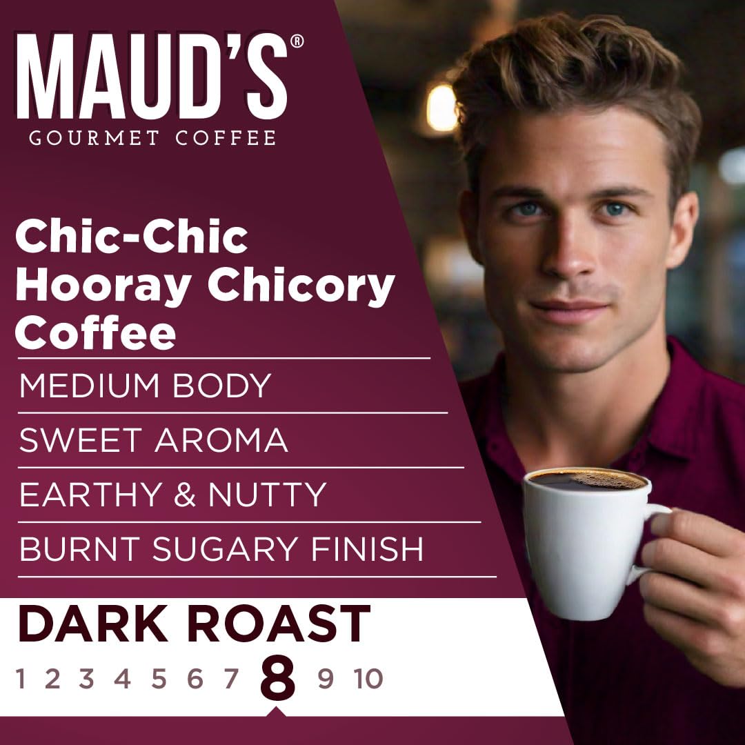 Maud's Dark Roast Coffee Pods, 100ct | Dark Roast Coffee in Single Serve Pods – Compatible with Keurig Coffee Makers