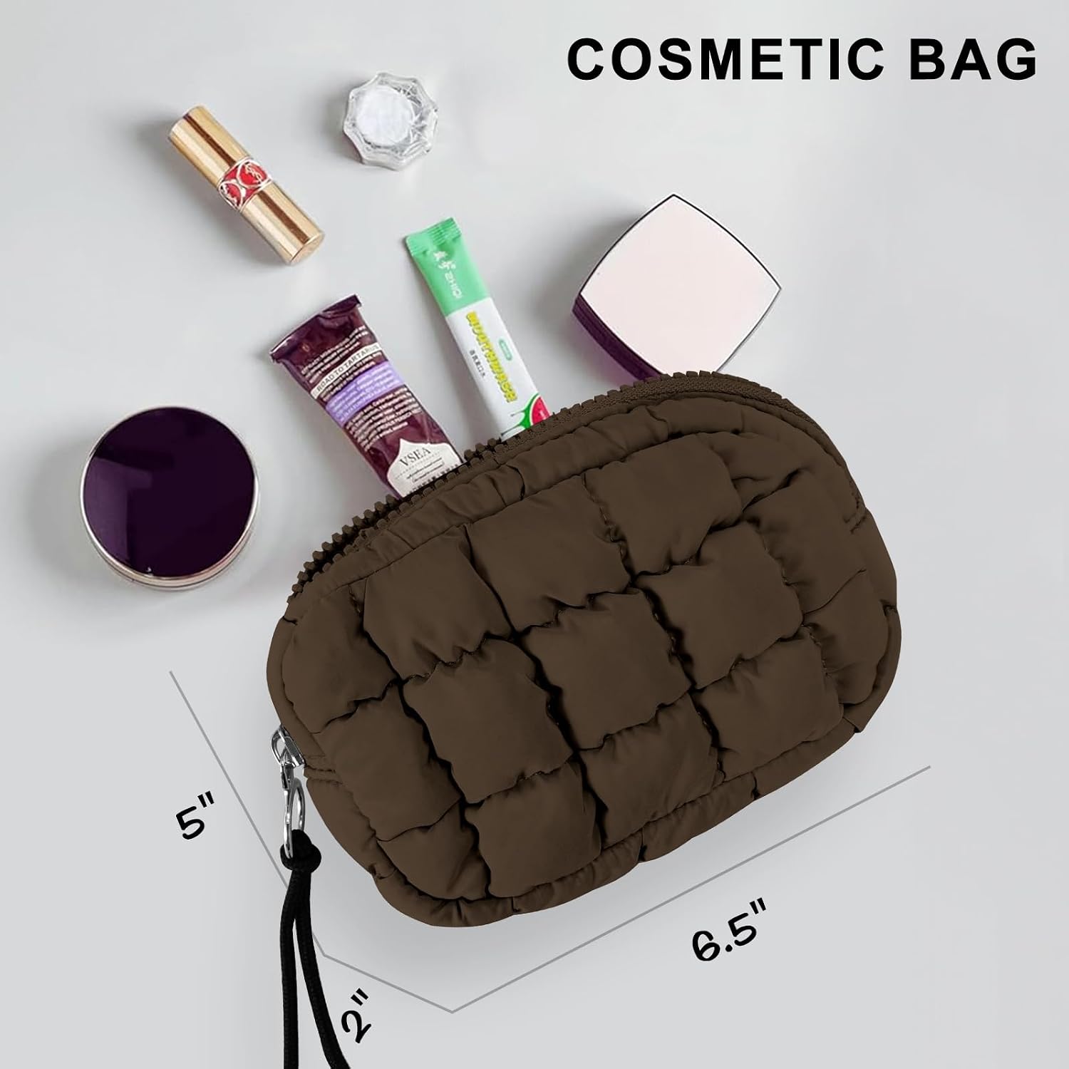 Puffer Tote Bag for Women Large Quilted Puffy Lightweight Carryall Crossbody Tote Bag for Women