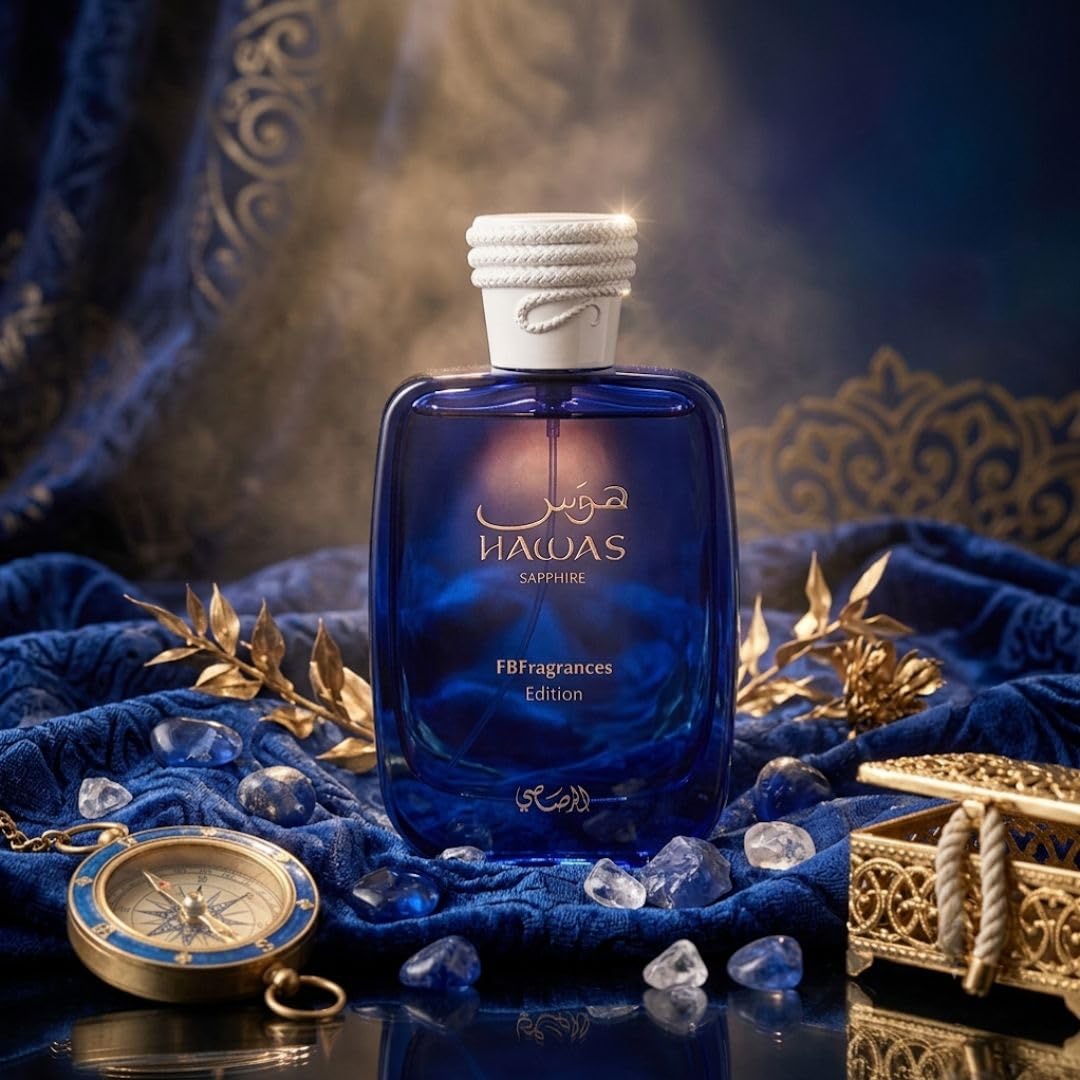 Rasasi Hawas For Men Eau De Parfum Spray 100ML (3.4 Oz) - Long Lasting Arabian Perfume, Premium Perfume Men, Ideal for Special Occasions & Daily Elegance, A Bold and Captivating Fragrance