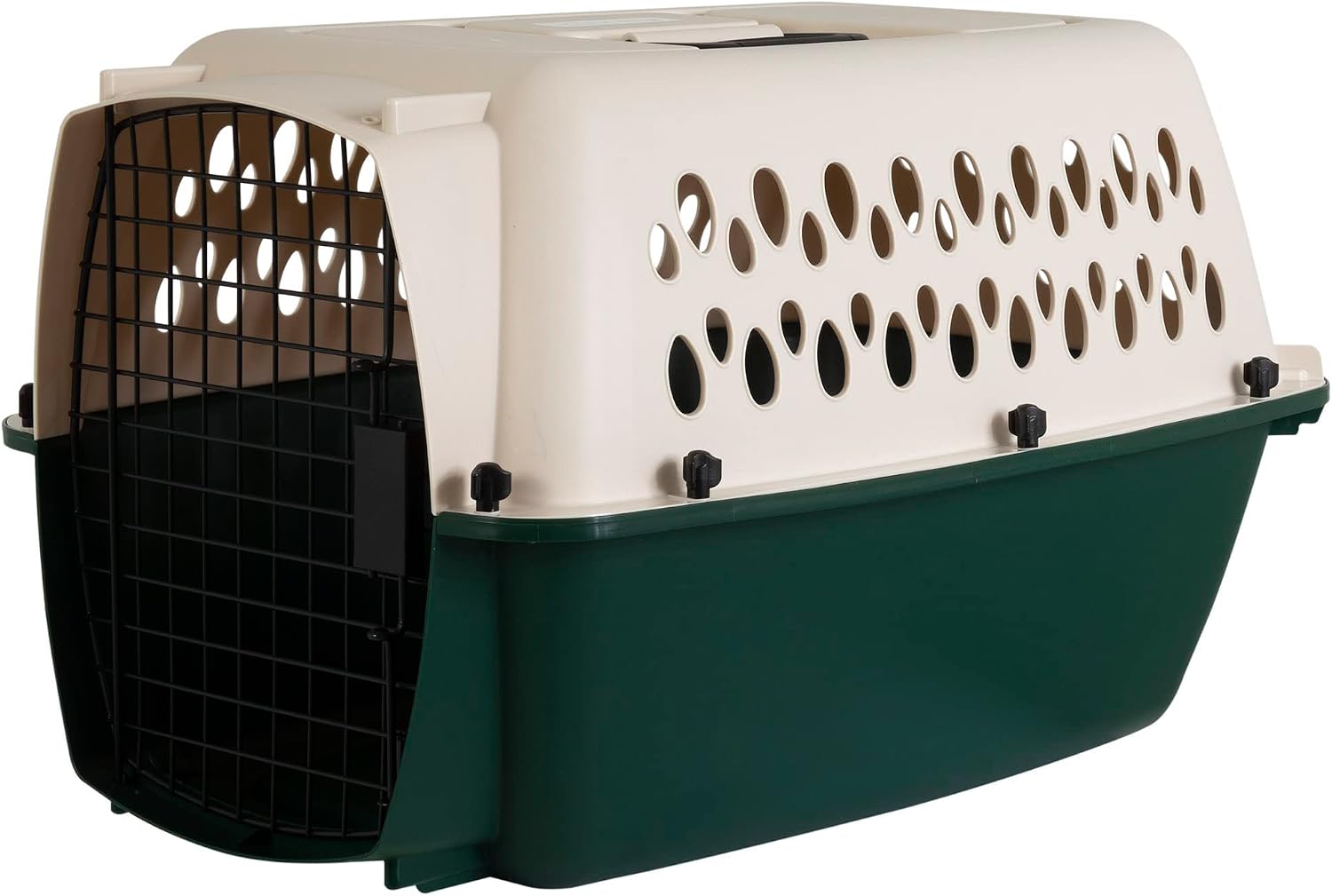 Petmate Ruffmaxx Camouflage Dog Kennel Pet Carrier & Crate 40" (70-90 Lb), Outdoor and Indoor for Large, Medium, and Small Dogs - Made from Recycled Material w/ 360-Degree Ventilation, Made in USA