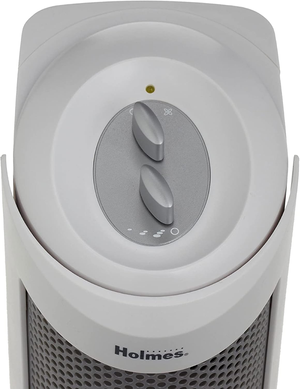 Holmes True HEPA Allergen Remover Mini Tower Air Purifier with Optional Ionizer | Small Space Air Purifier, White (HAP706-NU-1)