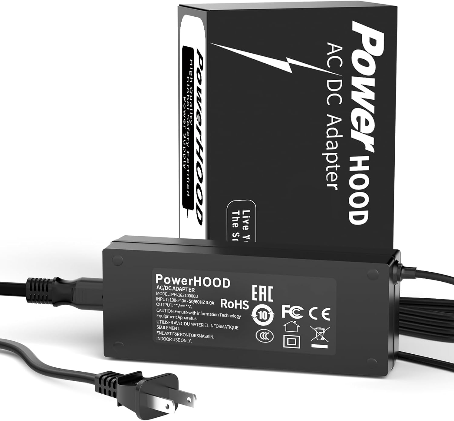 12V AC/DC Adapter Compatible with Arcade1Up Item # 8207 ARCU1022690 24" & 32" Portable Infinity Game Table Model IGT-I-02400 IGT-I-03200 Gaming