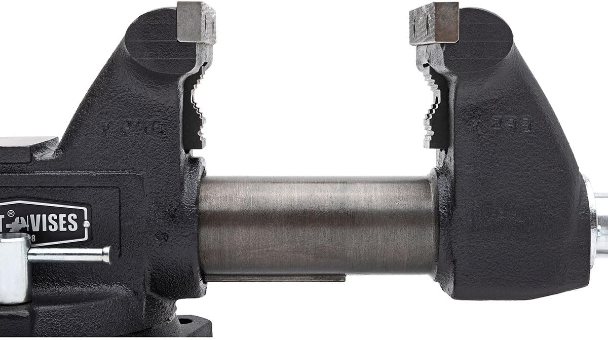 Yost Vises LV-4 Homeowner's Vise | 4.5 Inch Jaw Width with a 3 Inch Jaw Opening Home Vise | Secure Grip with Swivel Base | Blue