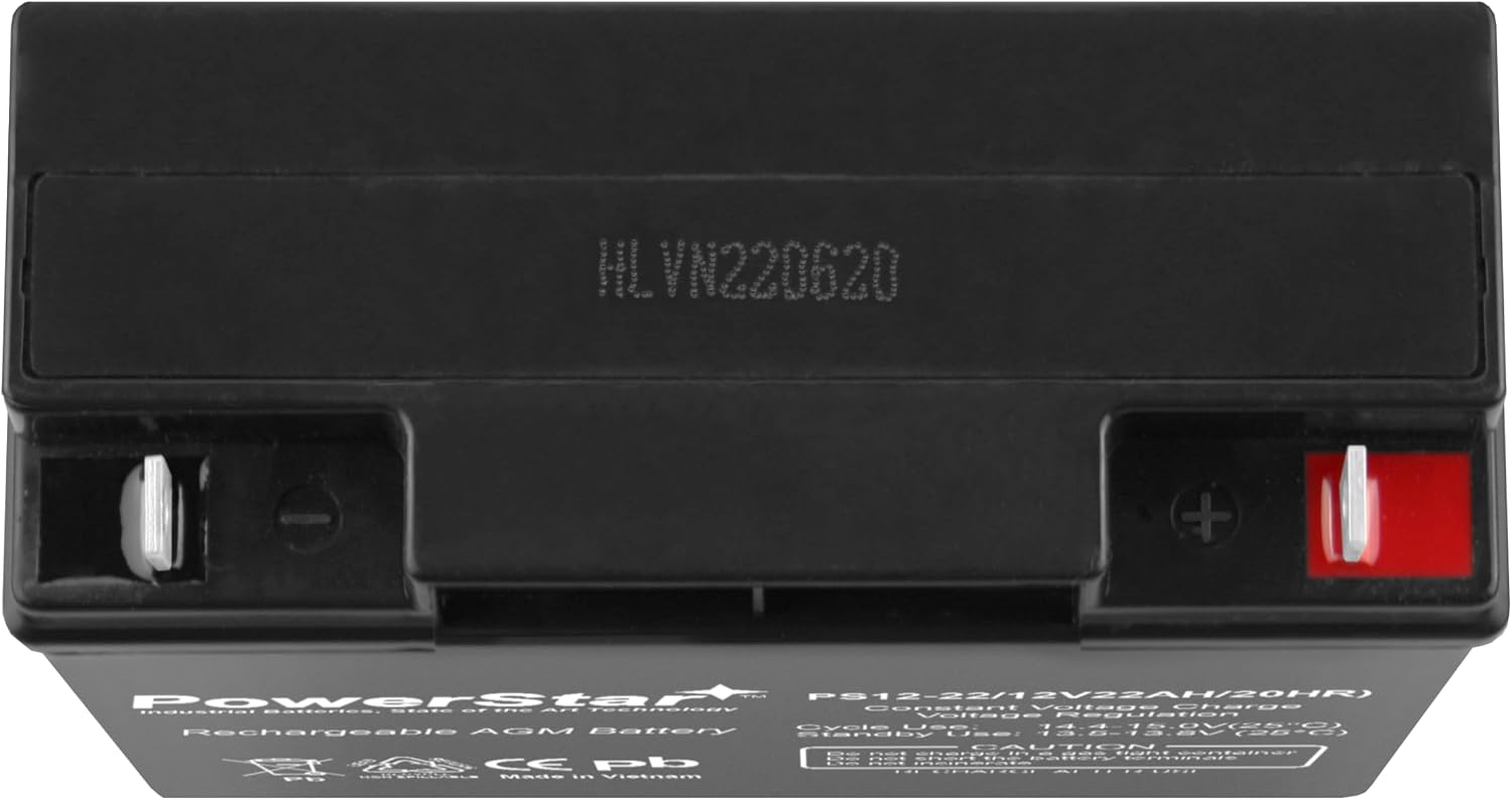 12V 22AH 6FM22 6-FM-22 AGM/SLA Rechargeable Deep Cycle Battery