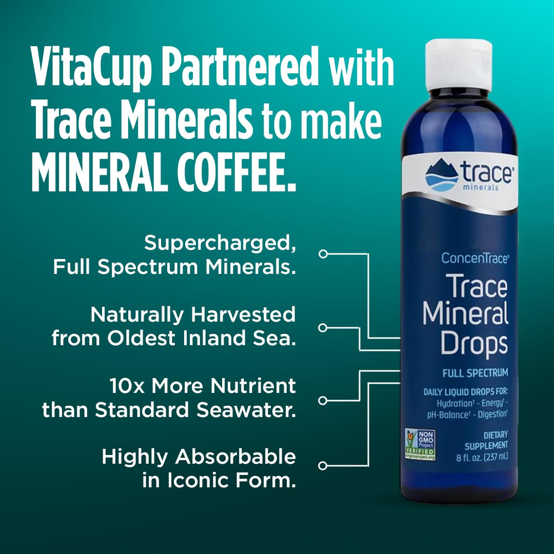 VitaCup Genius Keto Ground Coffee with MCT Oil, 11oz