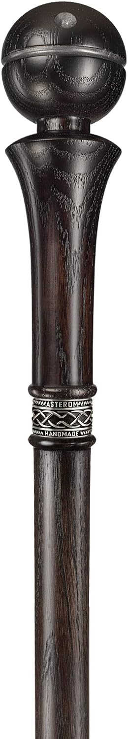 Asterom Wooden Walking Stick for Men and Women - Cool Knob Walking Cane