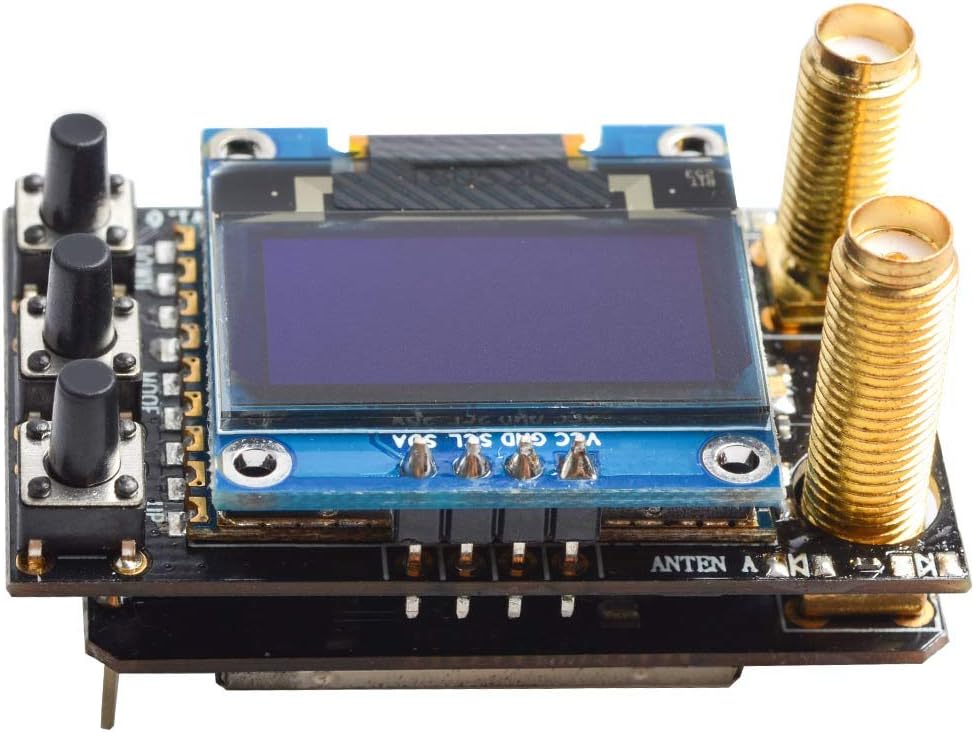 AKK Diversity RX 5.8G 80CH FPV Receiver Module Built-in Low Power Buzzer SMA Female Diversity Receiver with Two RX Modules Compatible with FatShark