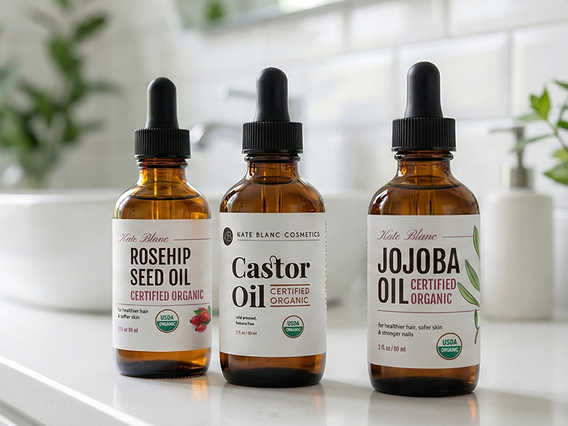 castor rosehip jojoba oil
