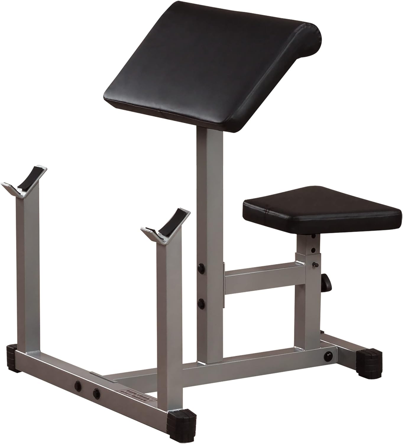 Body-Solid Preacher Curl Bench with Adjustable Seat and Extra Wide Base
