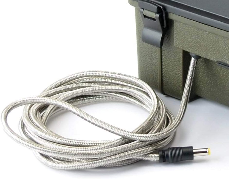 HME Trail Camera 12V/Solar Auxiliary Power Pack Durable Weather-Resistant Housing Easy Installation & Versatile Compatibility, Black | Weather-resistant housing, Easy installation