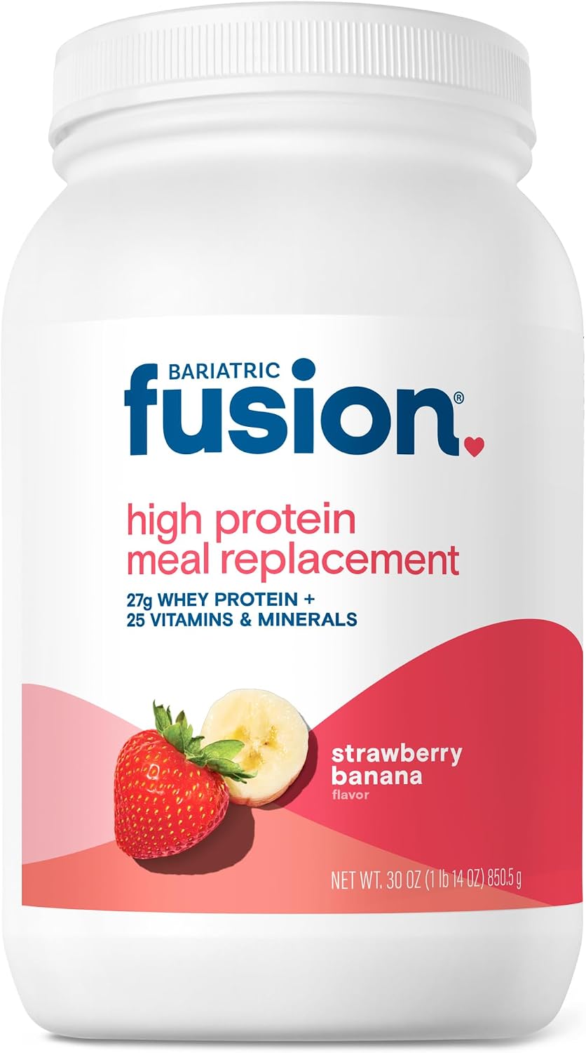 Bariatric Fusion Cappucino Meal Replacement 27g Protein Powder, 21 Serving Tub for Bariatric Surgery Patients Including Gastric Bypass and Sleeve Gastrectomy - No Gluten, Aspartame or Sugar