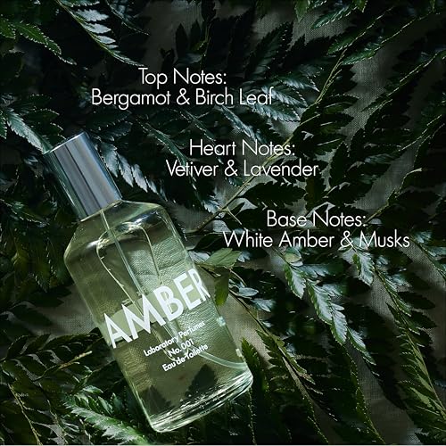 Amber Eau de Toilette | A Timeless, Evolving Fragrance | Fresh Greenery, Earthy Vetiver & Warm Amber | Effortlessly Elegant & Long-Lasting (100ml)