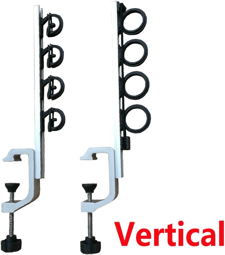 Brocraft Aluminum Clamp on Rod Holder for Truck or Boat / Truck Bed Rod Holder
