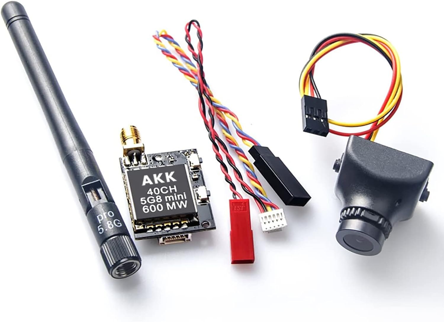 AKK KC04 5.8G 600mW FPV Transmitter 700TVL 2.8mm 120 Degree FPV Camera for Racing Quadcopter