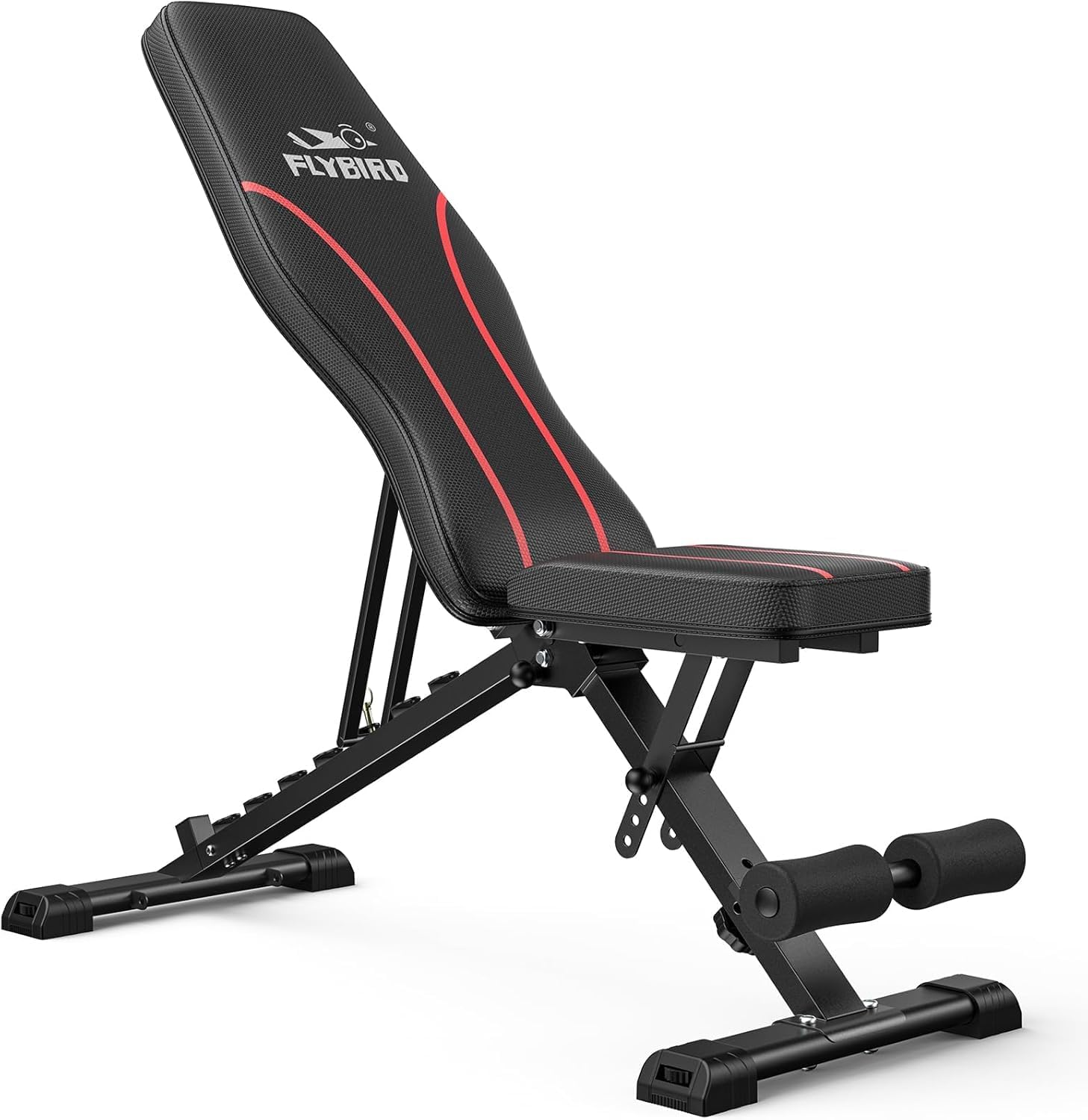 FLYBIRD WB2 Weight Bench, Adjustable Weight Bench for Full Body Workout