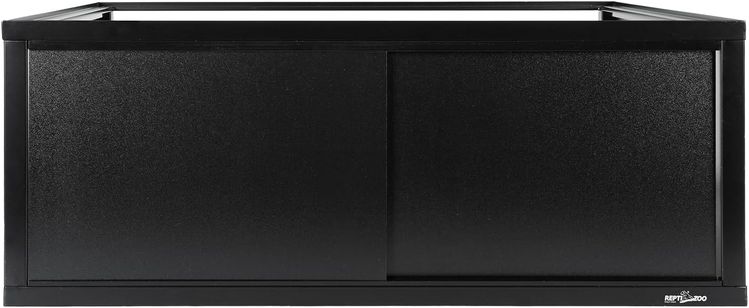 REPTI ZOO 85 Gallon Large Reptile Tank, Wide & Tall Tempered Glass Large Reptile Terrarium 47.2" x 17.7"x 23.6" for Tortoise Snake