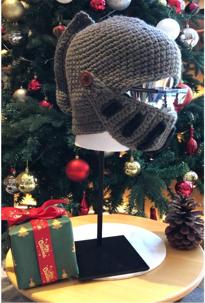 Creative Barbarian Knit Beard Hat Funny Knit Cap Wig Beanie Hats