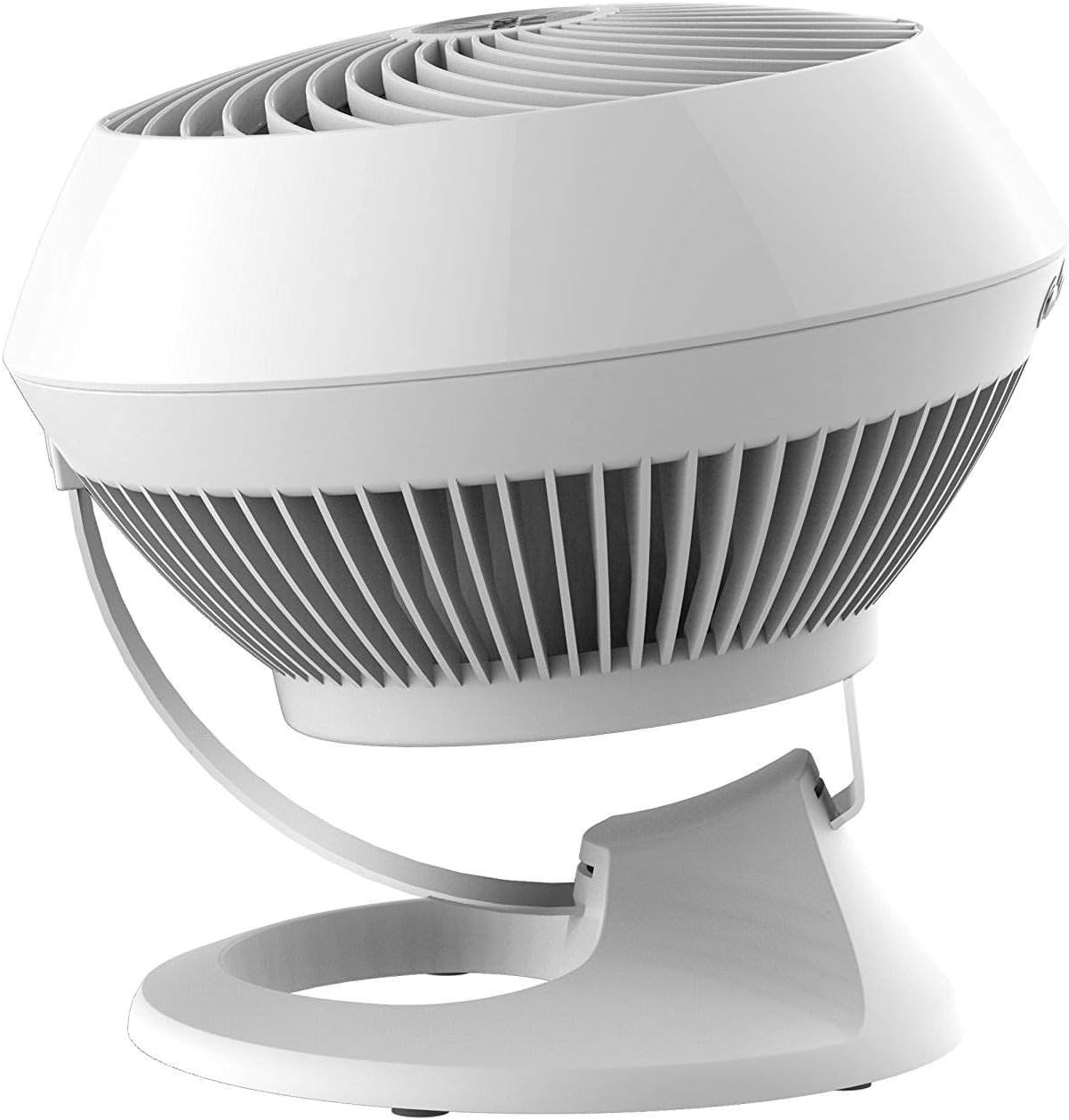 Vornado 460 Small Desk Fan with 3 Speed Settings, Adjustable Tilt Chrome Glide Bar, for Bedroom, Office, Home, Air Circulation up to 70 Feet, Quiet Table Fan, Black