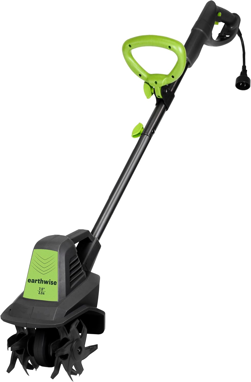 Earthwise TC70025 7.5" 2.5-Amp Corded Electric Tiller/Cultivator, Grey