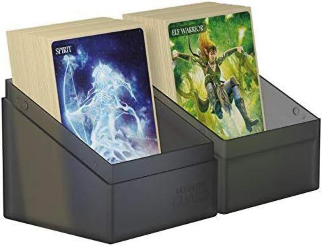 Ultimate Guard Boulder 100+ Classic, Deck Case for 100 Double-Sleeved TCG Cards, Emerald, Secure & Durable Storage for Trading Card Games, Soft-Touch Finish