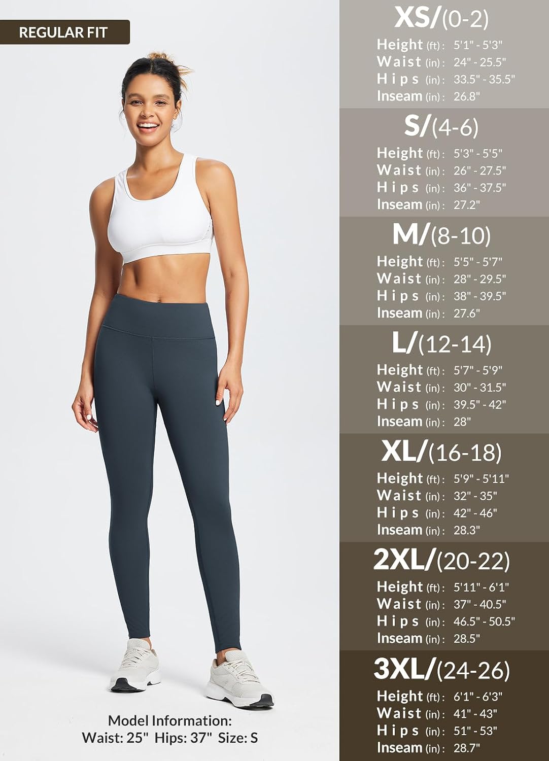 baleaf Women's Fleece Lined Leggings Thermal Warm Winter Tights