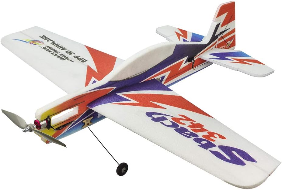 RC Foam Plane Sbach342 Aerobatic Flying Airplane, 39" Unassembled 3D EPP RC Airplane Kits to Build for Adults (KIT+Motor+ESC+Servo