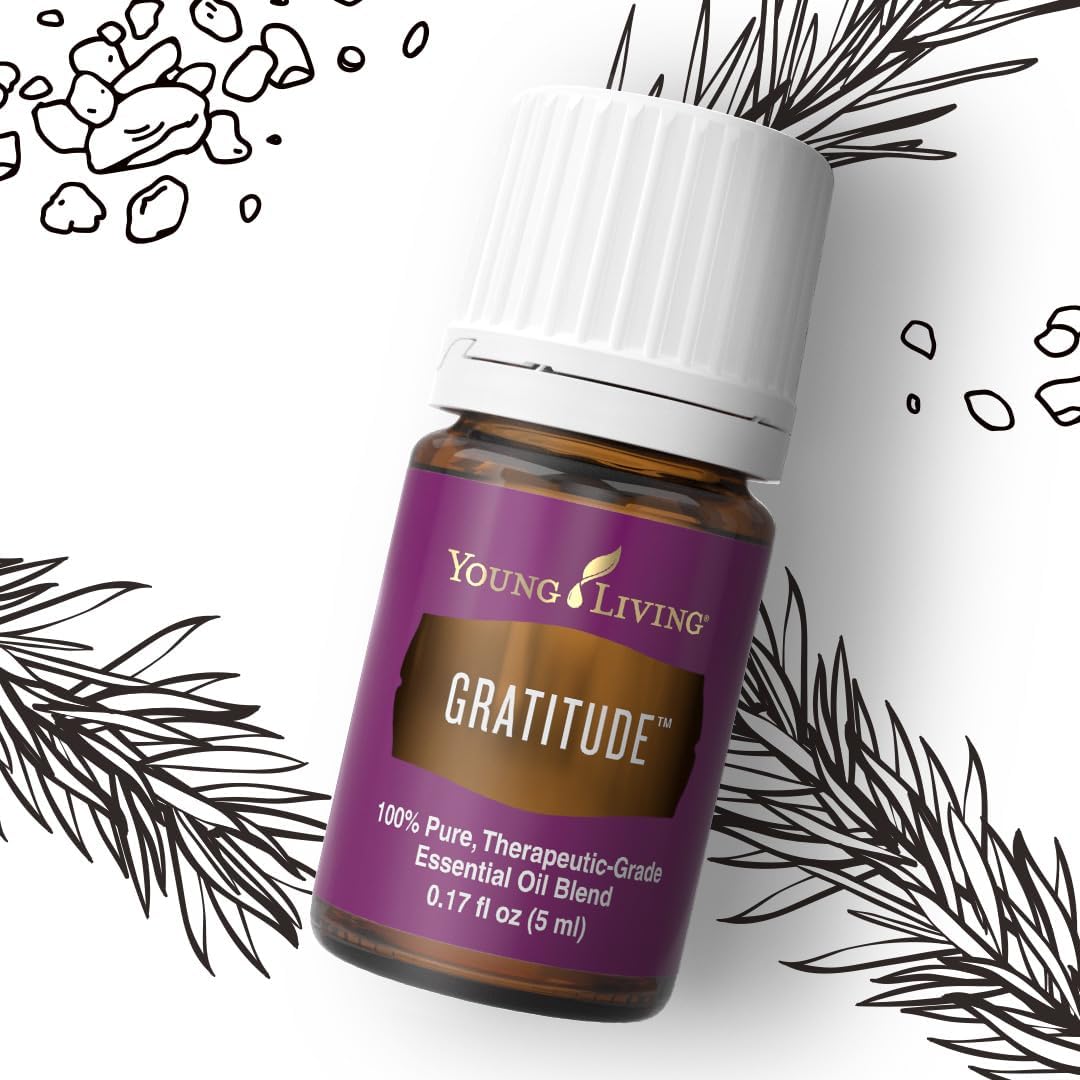 Young Living Thieves Vitality Essential Oil Blend | 5 ml | Warm Spicy Herbal Aroma for Diffusers, Massage & Aromatherapy | Clove, Lemon, Cinnamon, Eucalyptus & Rosemary Blend | Seed to Seal Quality