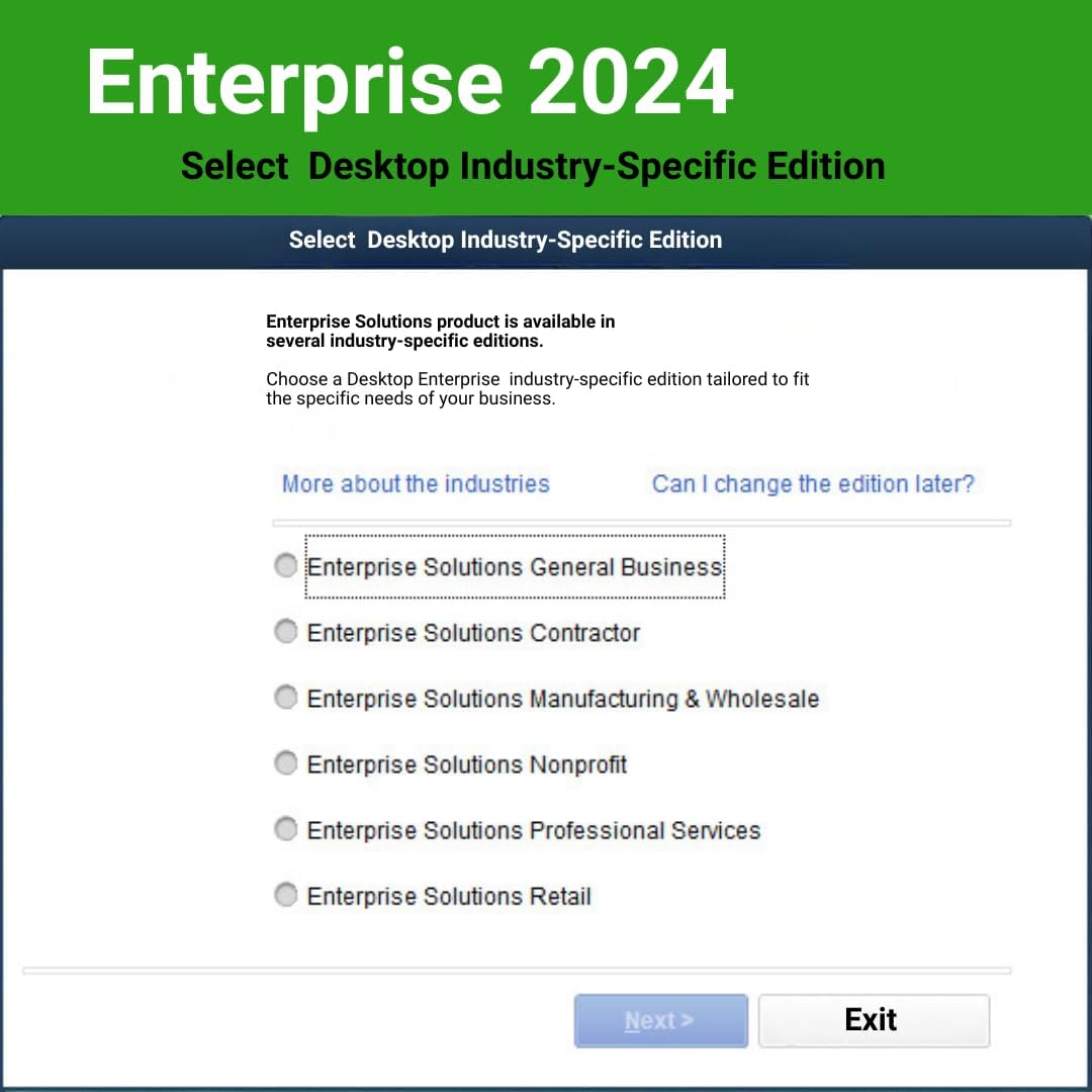 QB - Enterprise Solutions 2024 Platinum | 5 Users | Lifetime Version | No Subscription | Only for PC not for Mac | Instant Message Delivery (12 hrs)