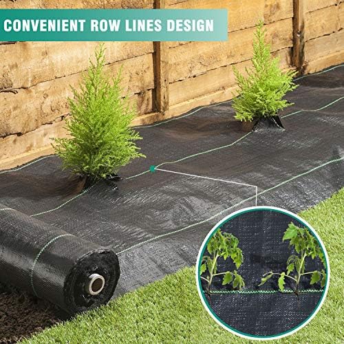6FTx300FT Weed Barrier Landscape Fabric Heavy Duty 5oz Pro Ground Cover Mat
