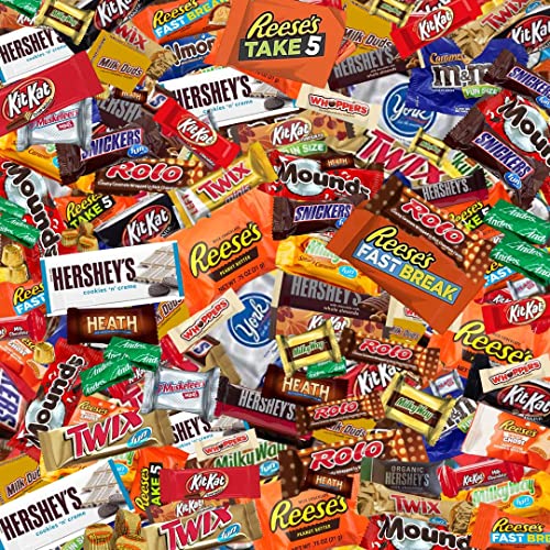 ULTIMATE Assorted CHOCOLATE Candy Mix! (4 Lbs.) Fun Mega Variety! Individually Wrapped Minis, Bulk, FRESH & DELICIOUS Fun Size Assortment