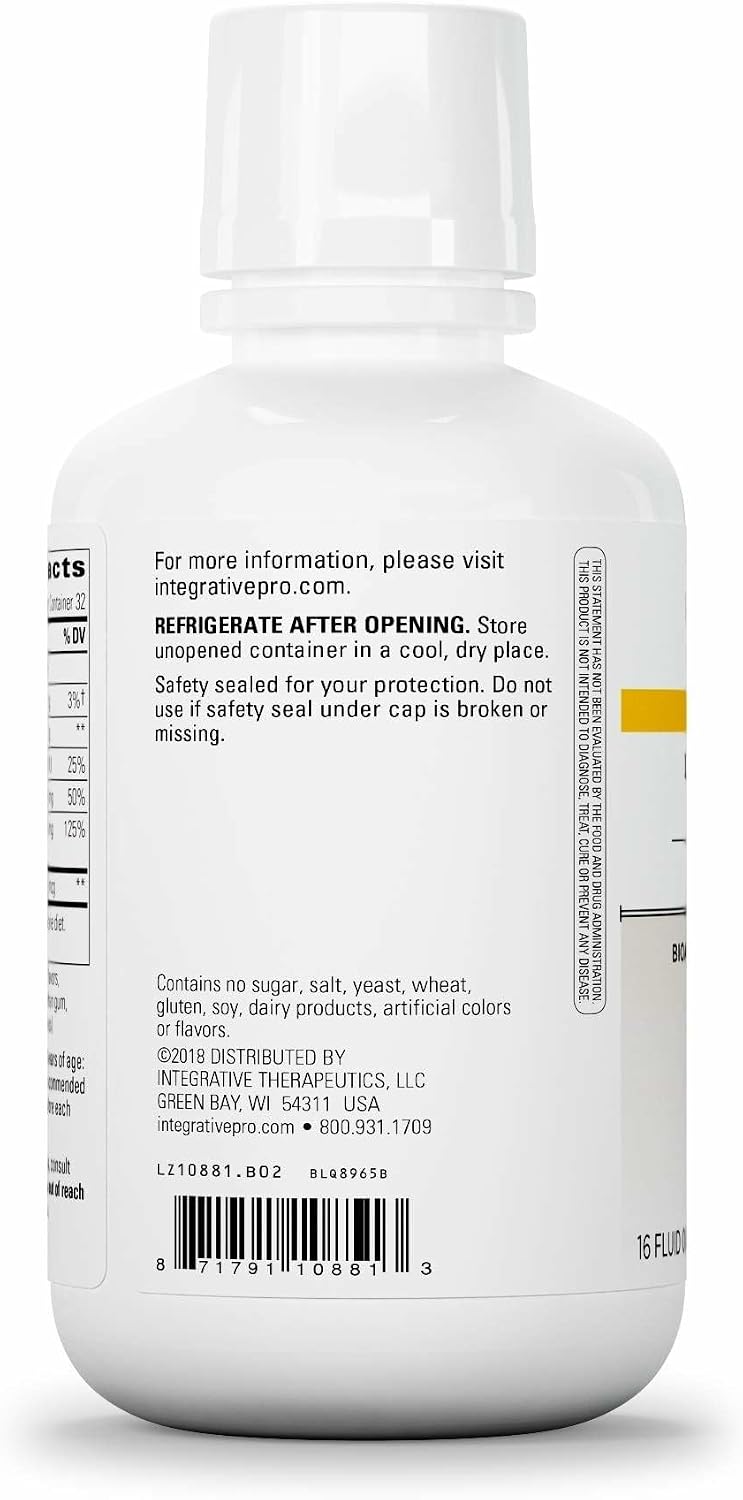 Integrative Therapeutics Liquid Calcium Magnesium - Liquid Supplement that Supports Bone Health* - Includes Vitamin D3 & a Magnesium Complex