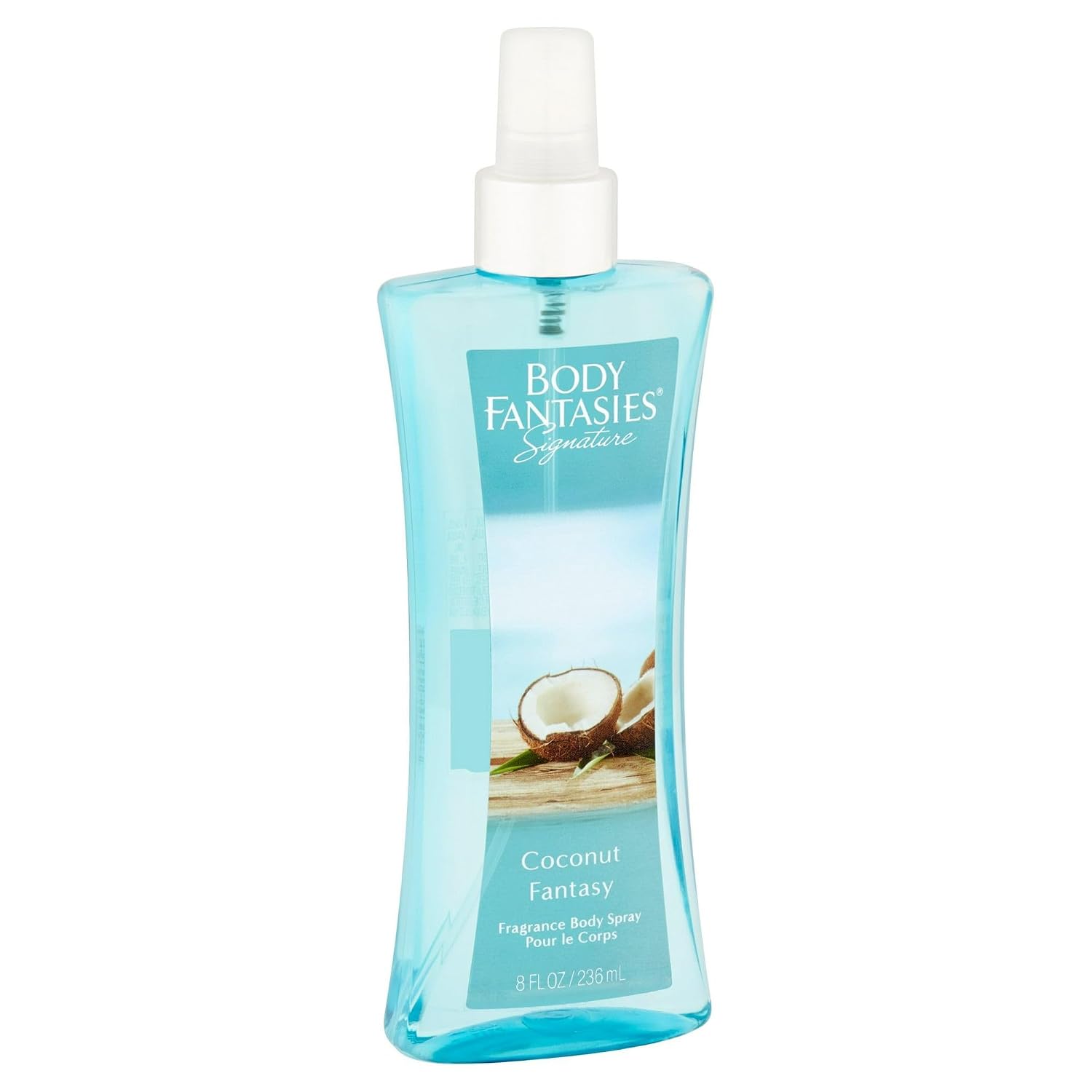 Body Fantasies Signature Coconut Fantasy by Parfums De Coeur Body Spray 8 oz for Women