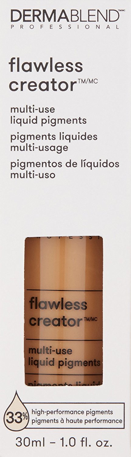 Dermablend Flawless Creator Multi-Use Liquid Foundation Makeup, Full Coverage Lightweight Buildable Foundation, Natural Finish, 1 Fl oz.