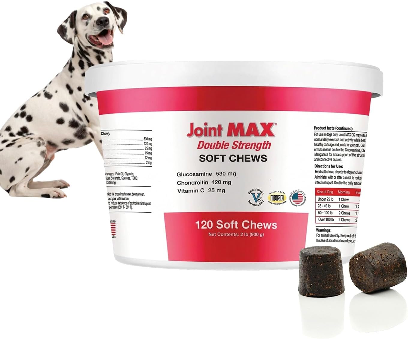 Double Strength Soft Chews (120 Chews)
