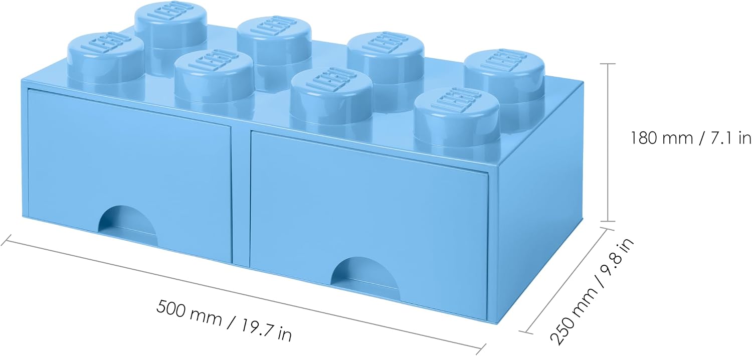 Lego Brick Drawer 8 Royal Blue