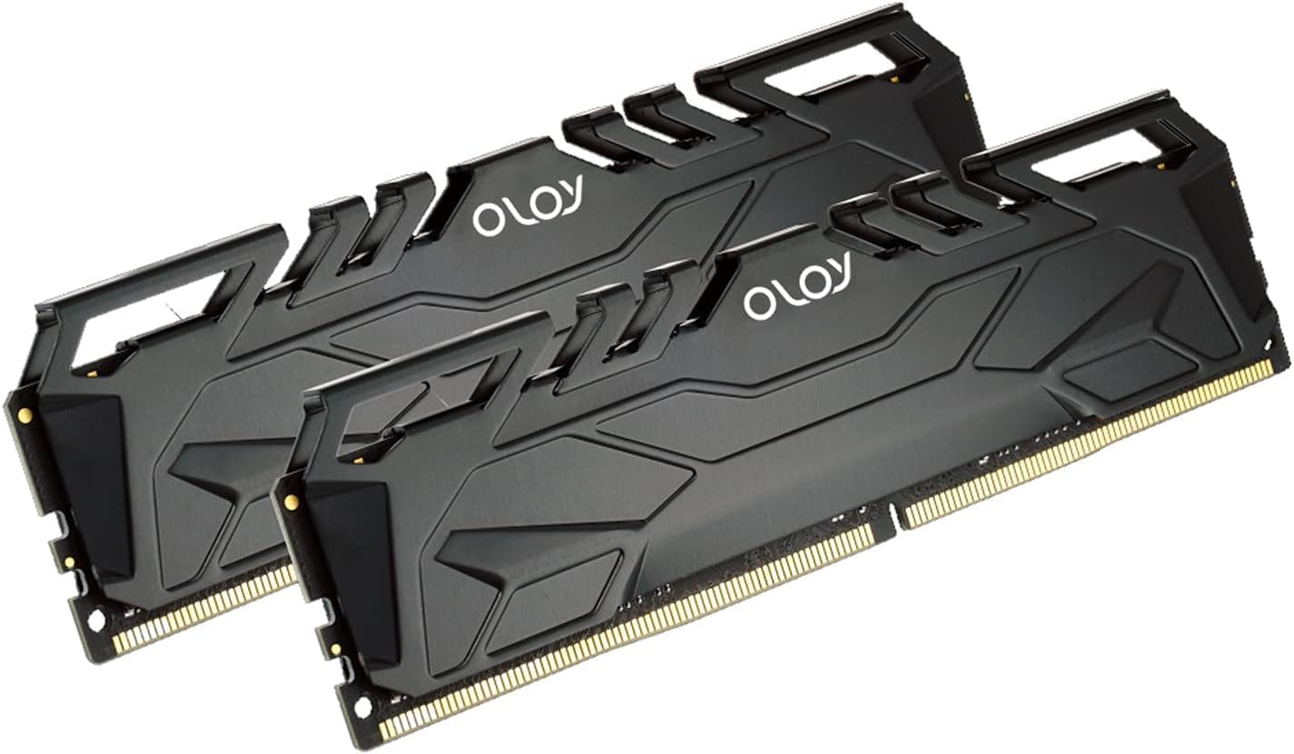 OLOy DDR4 RAM 16GB (2x8GB) Black Owl 2666 MHz CL19 1.2V 288-Pin Desktop UDIMM (MD4U082619BJDA)