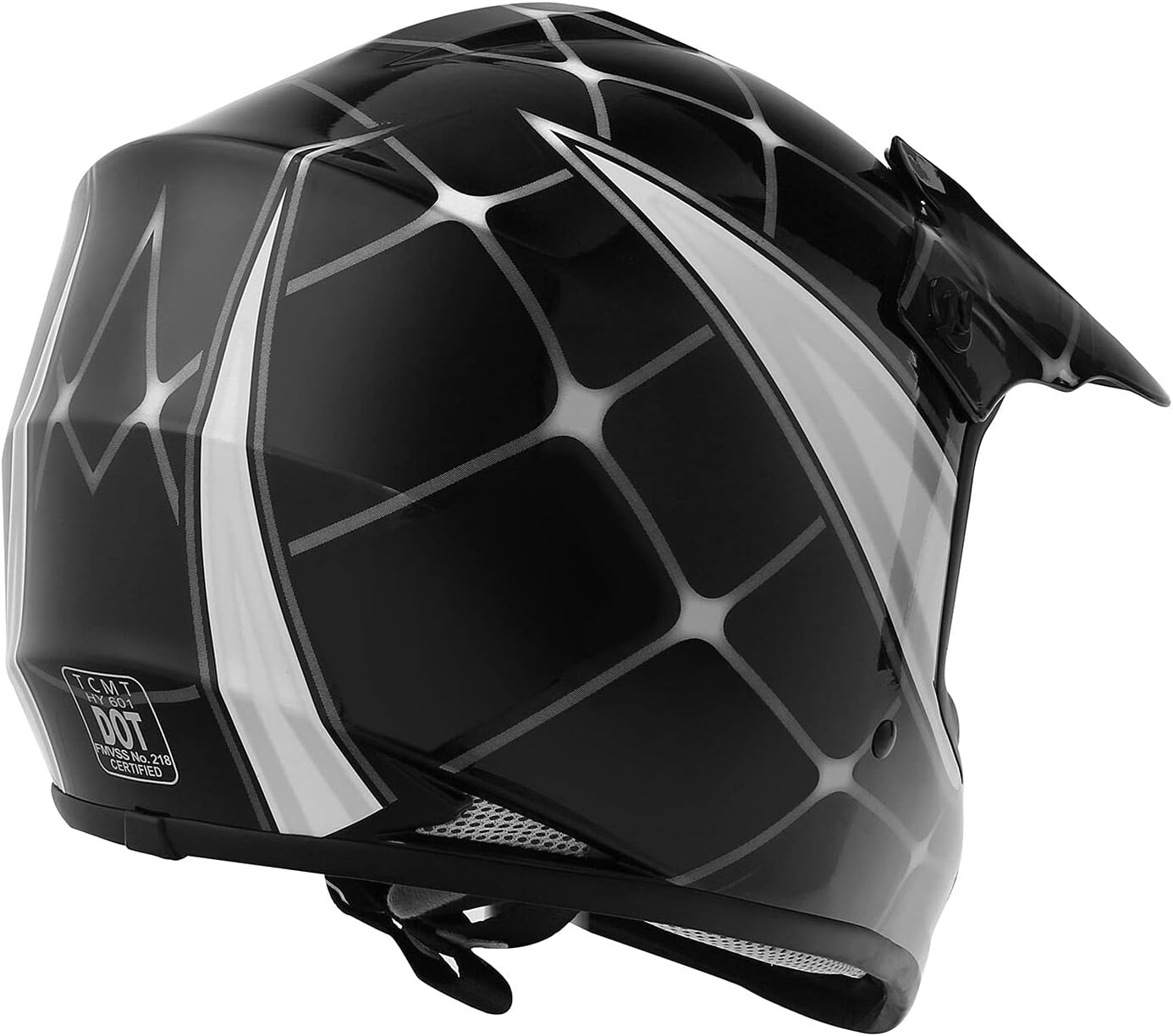 SLMOTO ATV Helmets for Kids Youth DOT Motocross Offroad Street Helmet Motorcycle Blue Helmet Dirt Bike Motocross Helmet+Goggles+Gloves