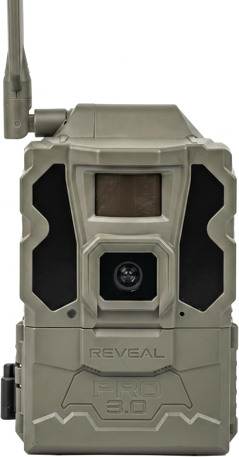 TACTACAM Reveal Pro 3.0 Cellular Trail Camera, Night Vision, GPS | 4G LTE, 4K HD photo, no-glow IR flash, optional SD card slot, extended battery life