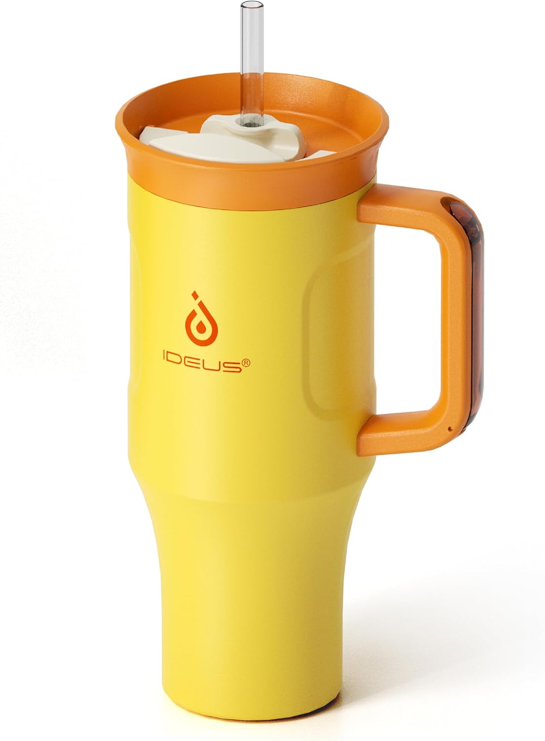 Ideus 20 oz Tumbler, Travel Coffee Mug with Splash Proof Sliding Lid, Double Wall Stainless Steel Vacuum Insulated Coffee Mug for Home and Office