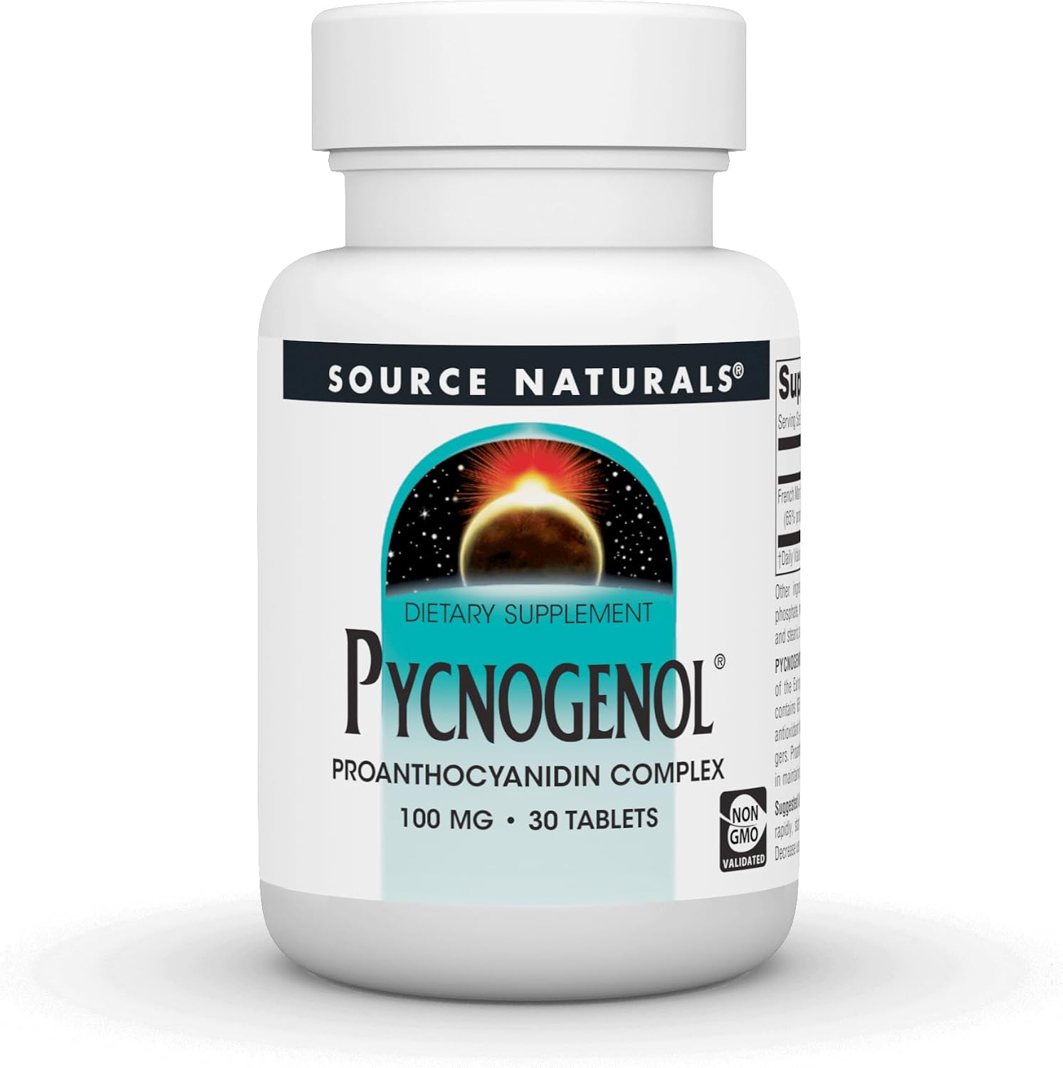 Source Naturals Pycnogenol 100 mg Proanthocyanidin Complex - 60 Tablets