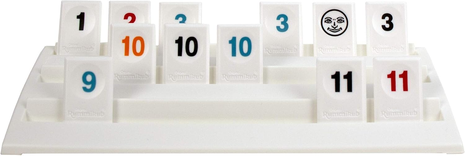 Rummikub - The Complete Original Game With Full-Size Racks and Tiles in a Durable Canvas Storage/Travel Case by Pressman - Amazon Exclusive