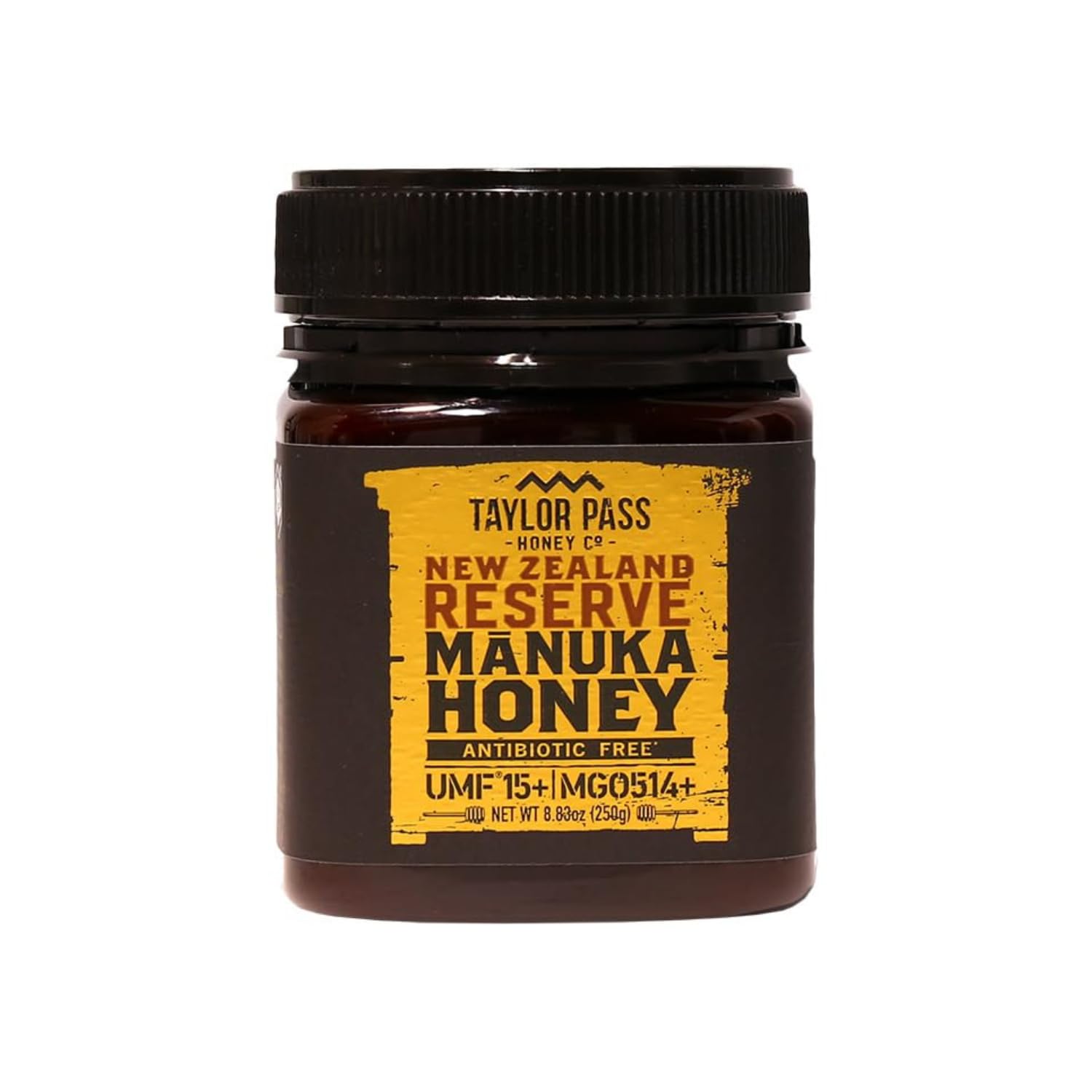 Taylor Pass Honey Co Manuka Honey UMF 15+ MGO 514+ | Monofloral New Zealand Honey | Premium, Sustainable, Non-GMO, Halal