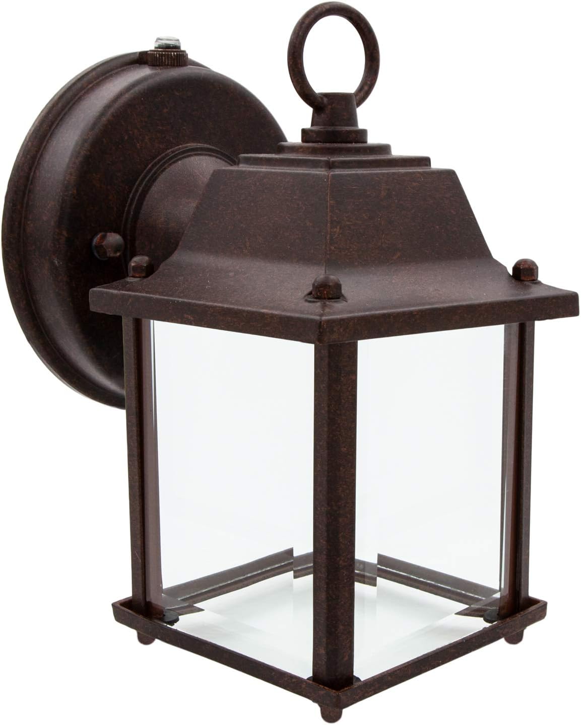 Maxxima LED Aged Bronze Outdoor Wall Light, Photocell, 650 Lumens 3000K