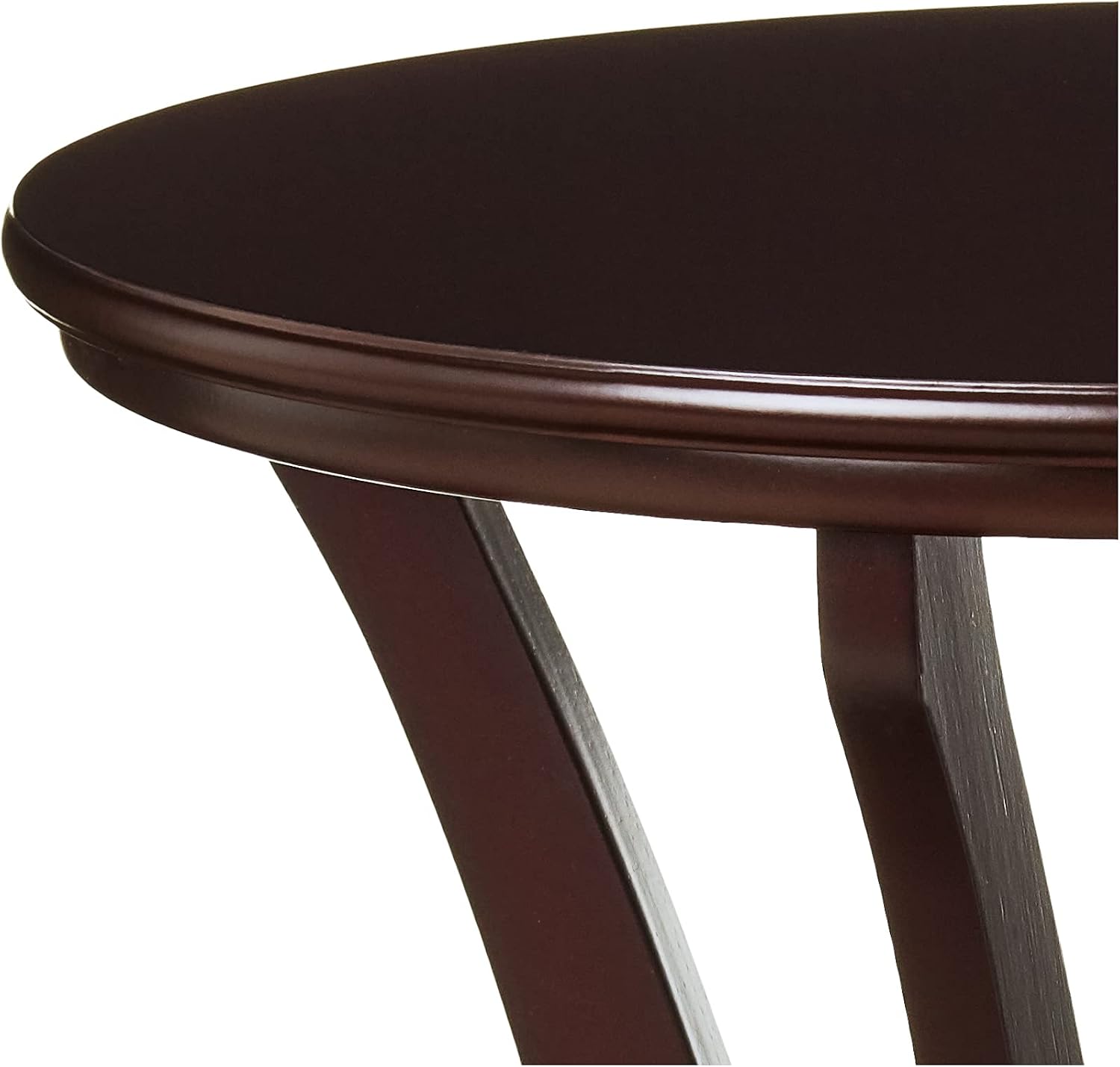 Frenchi Furniture Table, L 19.70 inch x W 19.70 inch x H 25.80 inch, Espresso