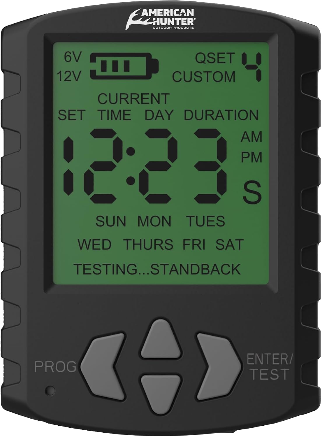 American Hunter 6V/12V Digital Game Feeder Timer, Automatic Deer Feeder Controller